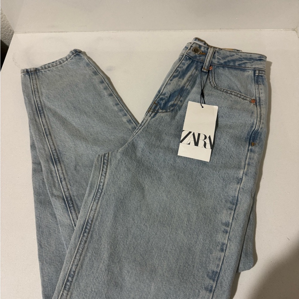 Zara Light Blue Denim Pants size 0